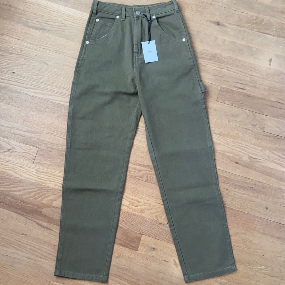NWT VIDEN | Draen Carpenter Olive Pant